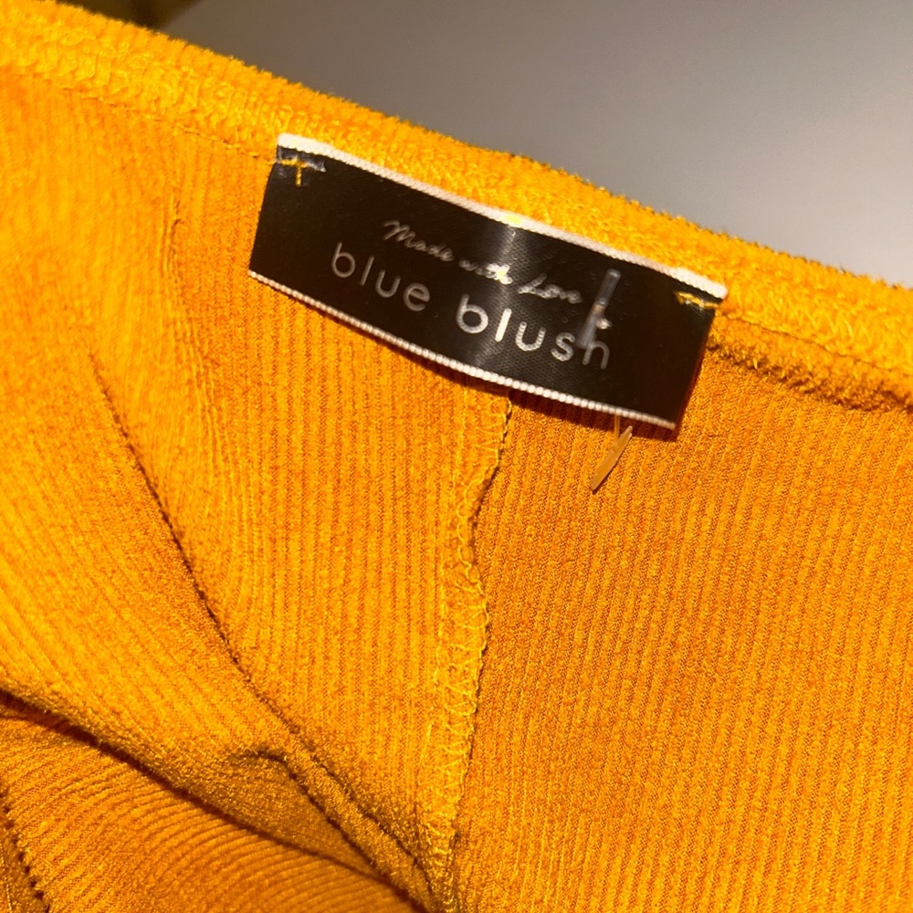 Gold Corduroy Dress - Picture 7 of 10